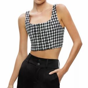 Alice + Olivia Breslin Boned Corset Top